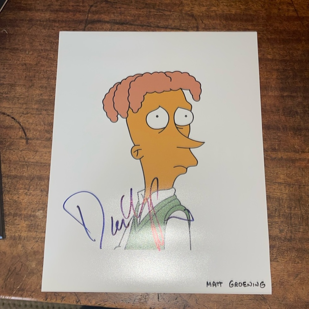 DAVID HYDE PIERCE Signed THE SIMPSONS 8x10 Photo Autograph